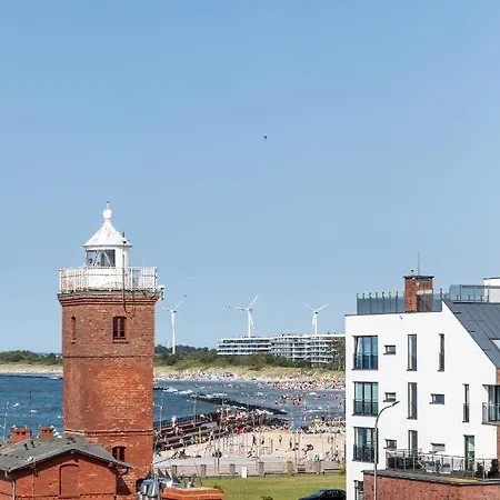 Bulwar Zachodzacego Slonca With Sea View Darlowo By Renters アパート *